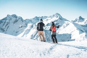 paisagem estação de ski Les 2 Alpes França