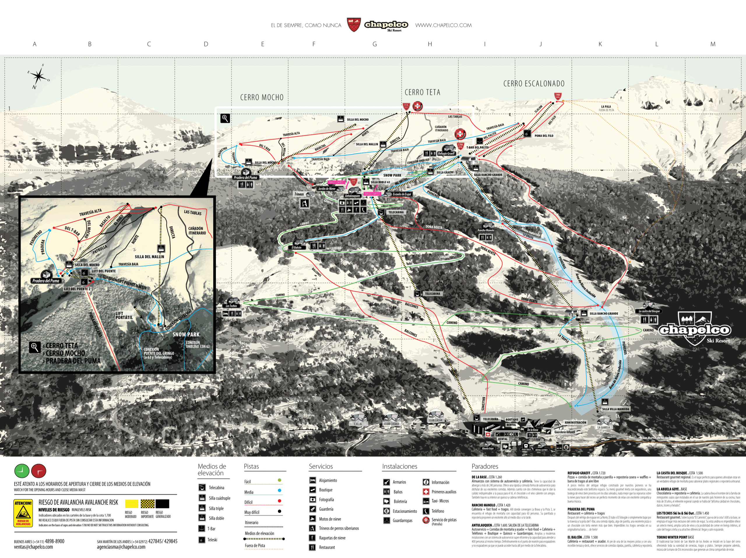 mapa-de-pistas chapelco
