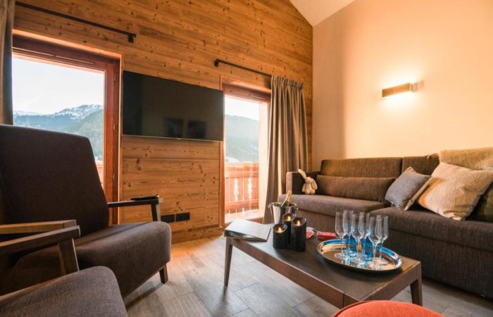 Résidence Les Portes de - MEGÈVE - sala de estar