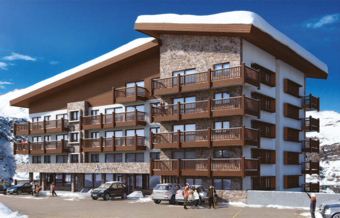 ACONCAGUA SKI RESIDENCES - FACHADA